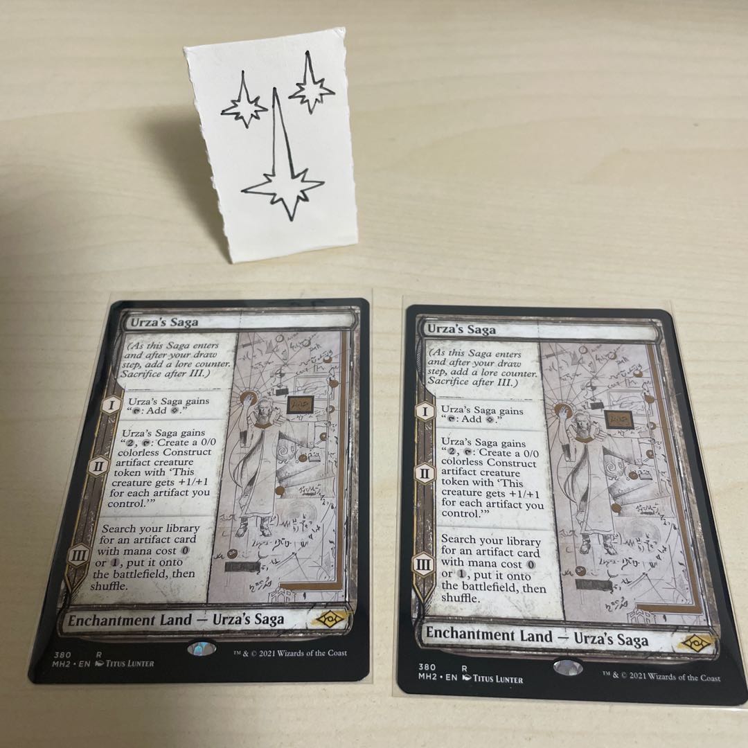 MTG ウルザの物語 英語 スケッチ 2枚セット