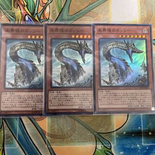 遊戯王 未界域のネッシー　3枚　未界域暗黒界デッキパーツ
