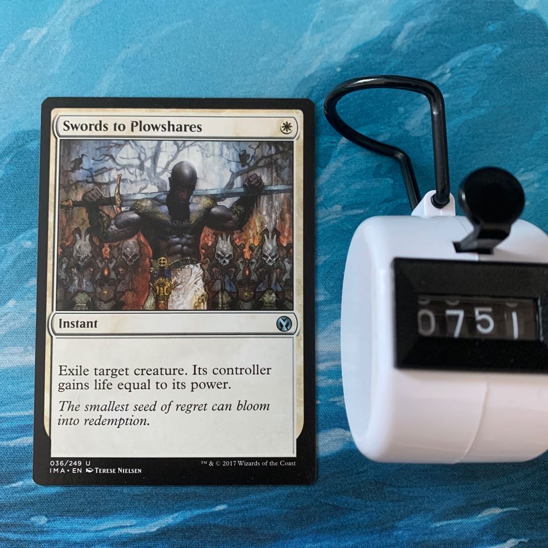 MTG 4枚 剣を鍬に