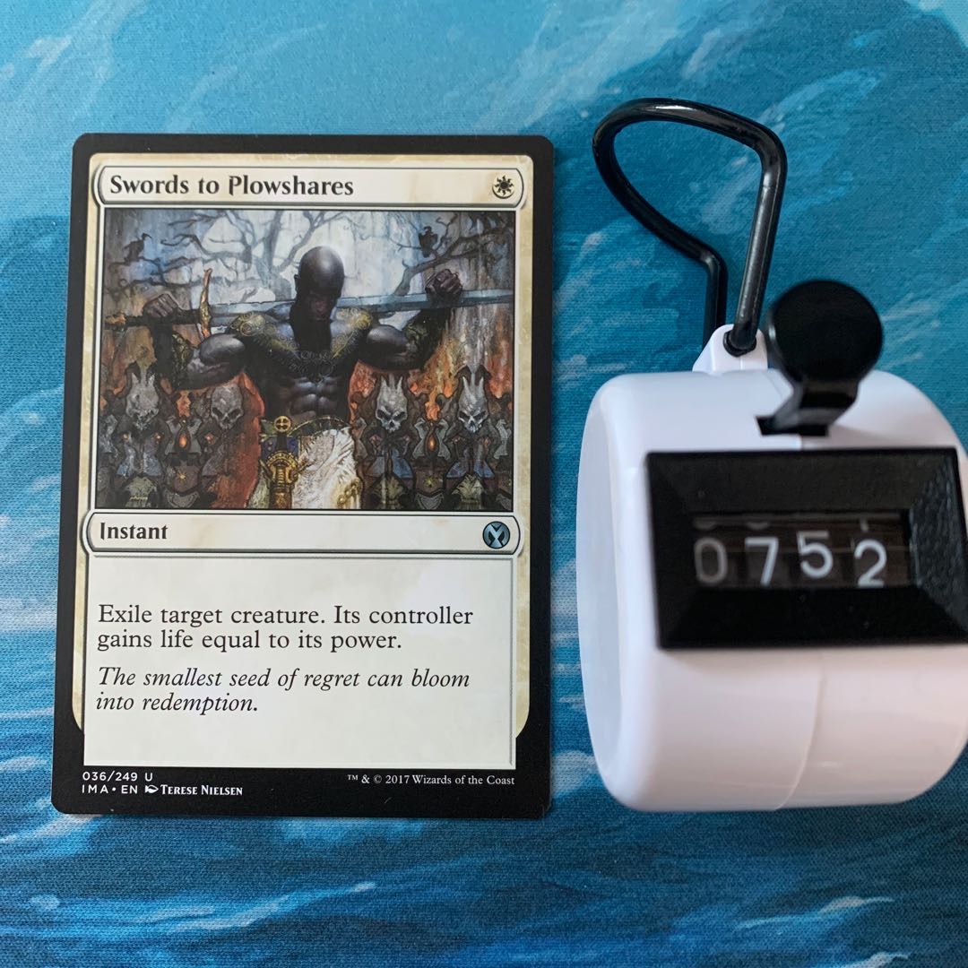 MTG 4枚 剣を鍬に