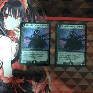 怒りの影ブラック・フェザー 2枚セット