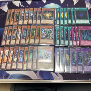 【構築済】サンダー・ドラゴンデッキ　スリーブ付