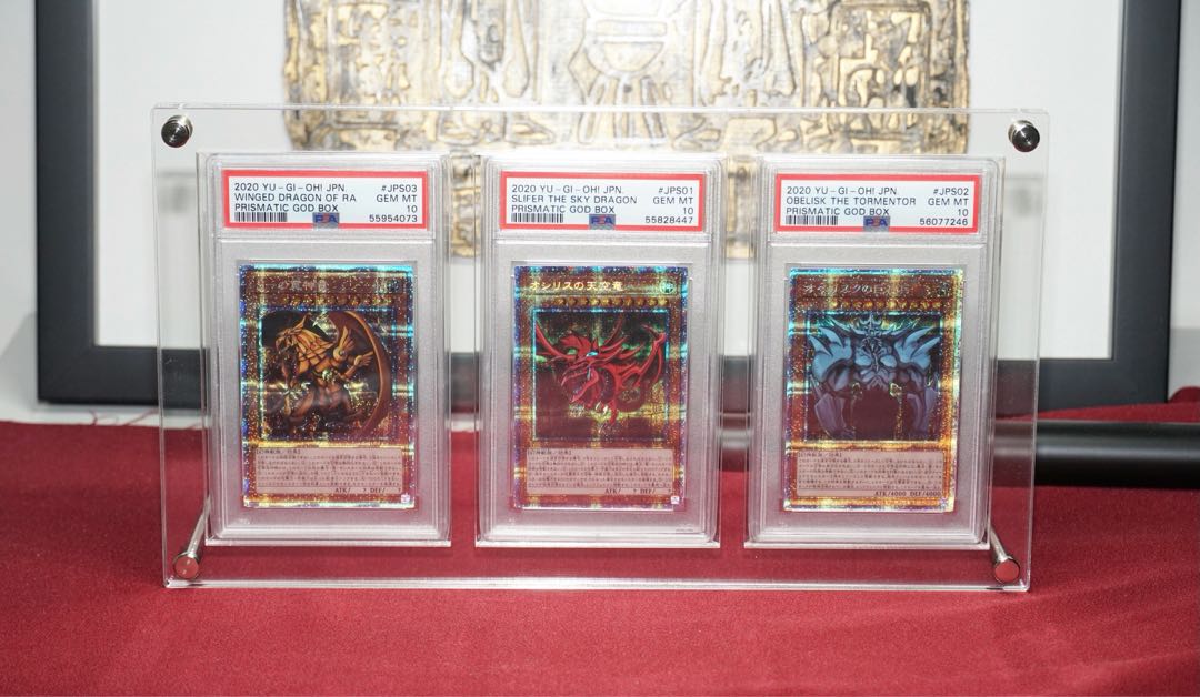 Three sets of acrylic frames for PSA appraisal case [UV cut].