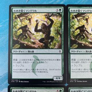 MTG 4枚 わめき騒ぐマンドリル