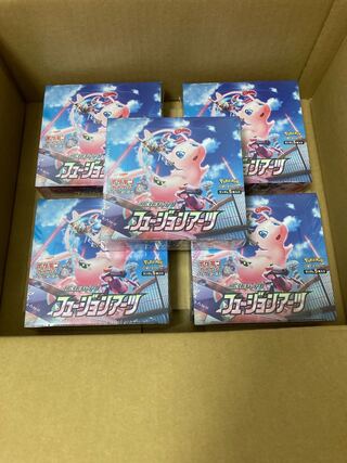 [新品-未開封] ポケモンカード フュージョンアーツ　シュリンク付き5Box