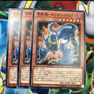 雷獣龍-サンダー・ドラゴン　3枚