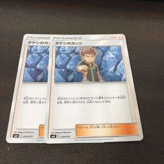 タケシのガッツ　2枚