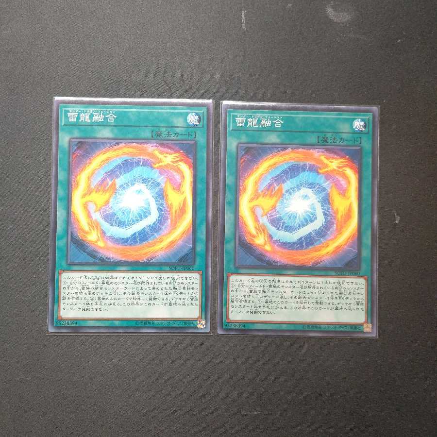 雷龍融合 ノーマル2枚セット