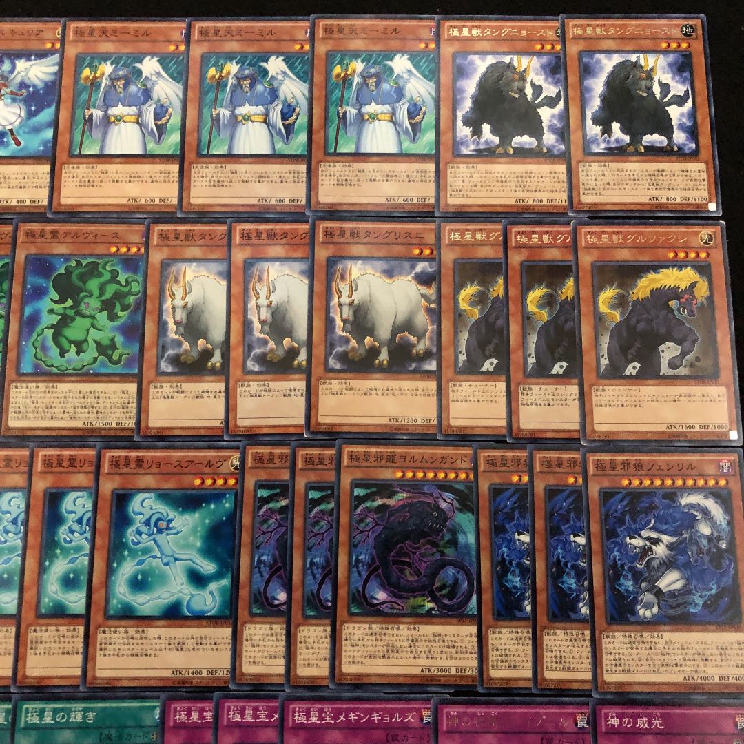 遊戯王 極星 デッキパーツ  シンクロ リンク 極神