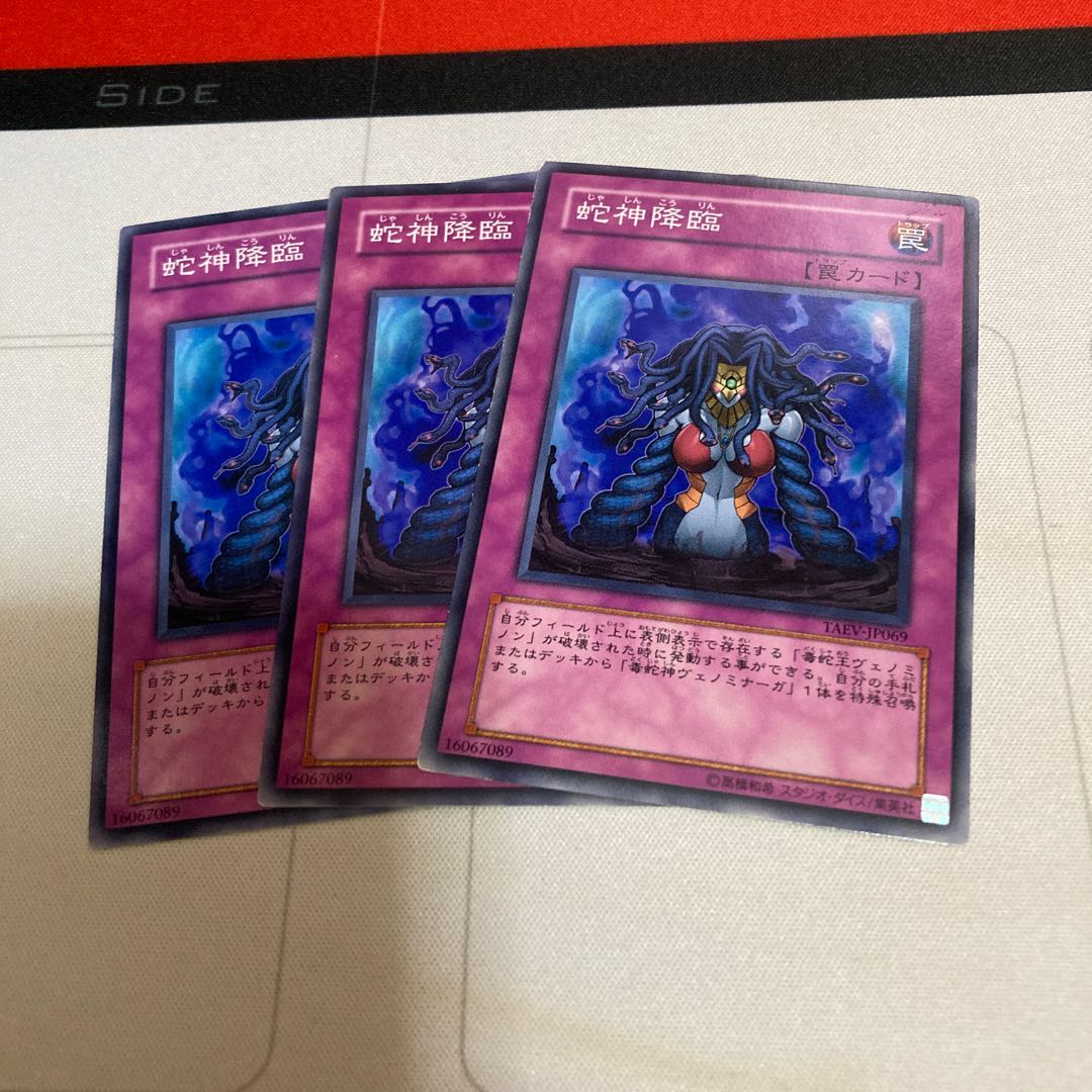 蛇神降臨 ノーマル 3枚特価品