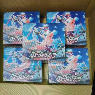 ポケモンカード フュージョンアーツ　シュリンク付き5Box