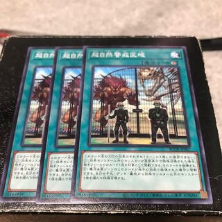 超自然警戒区域 ノーマル3枚