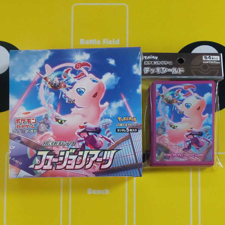 フュージョンアーツ Box シュリンク付 Amp ミュウ デッキシールド スリーブの通販 ゆき Magi トレカ専用フリマアプリ