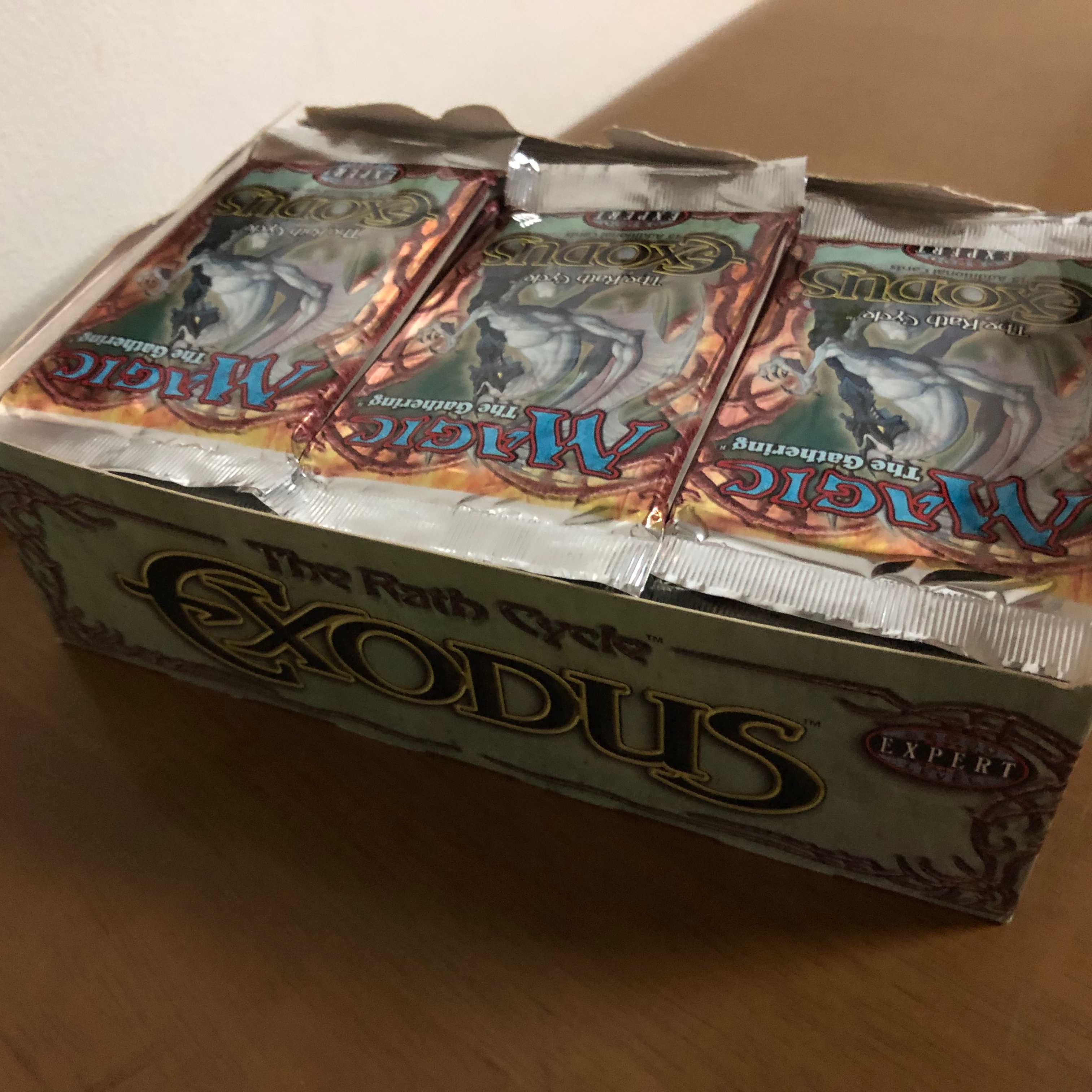 最終値下げ MTG Exodus ブースターボックス 34個の未開封パック