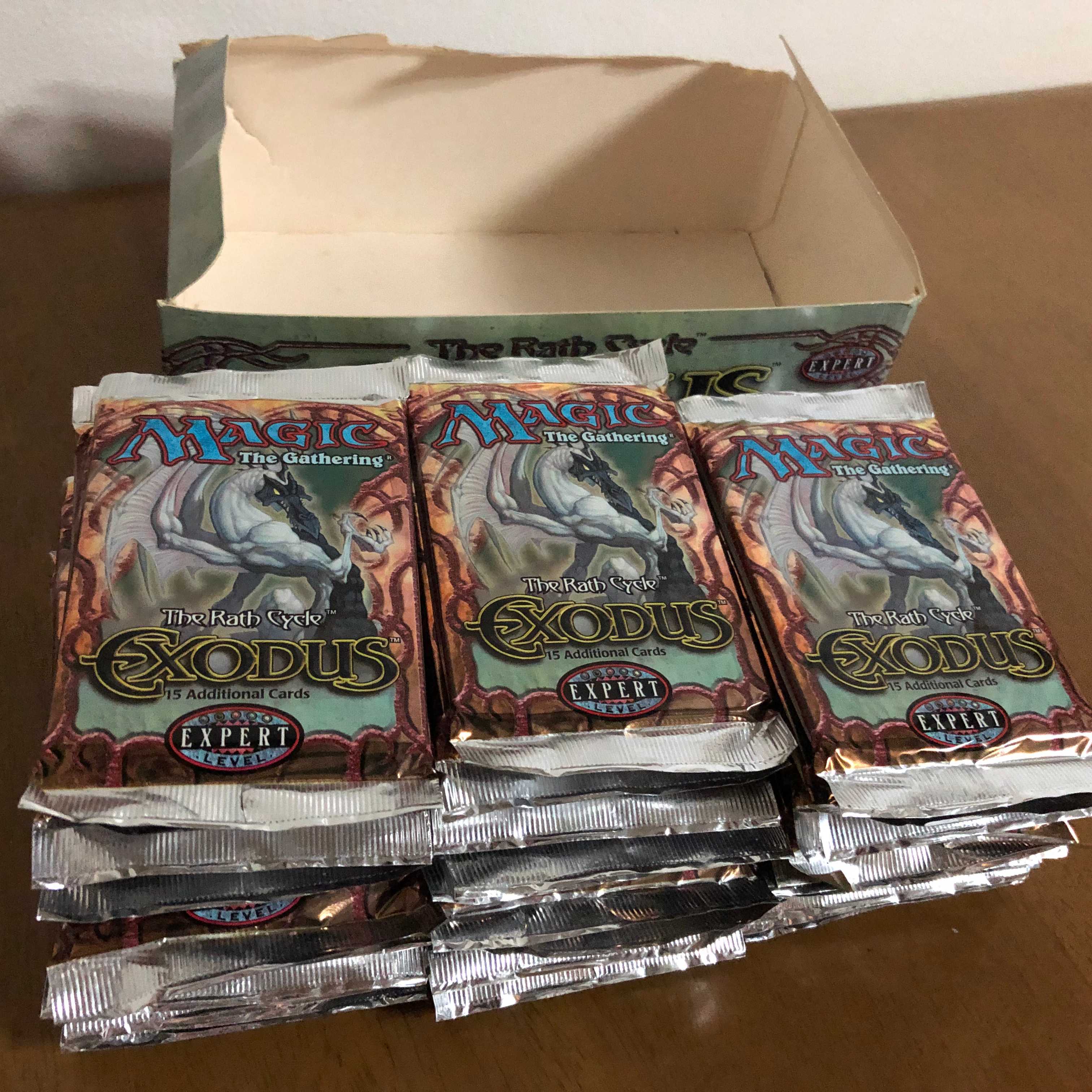 最終値下げ MTG Exodus ブースターボックス 34個の未開封パック