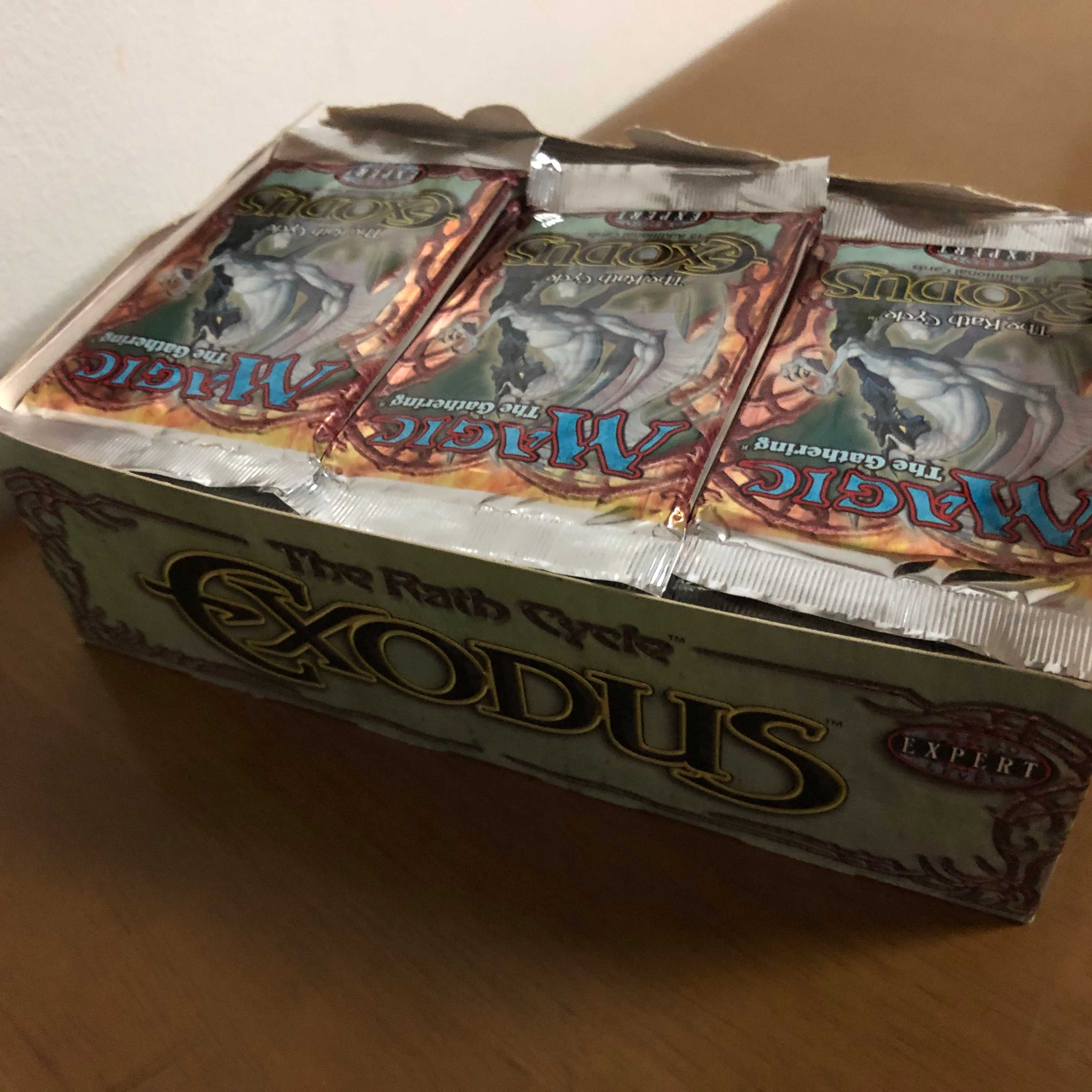 最終値下げ MTG Exodus ブースターボックス 34個の未開封パック