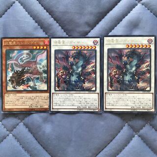 遊戯王 炎竜星-シュンゲイ 1枚 邪竜星-ガイザー レア 2枚