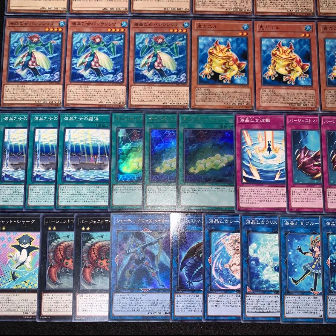 遊戯王 No.103(バージェストマ) マリンセス デッキ40枚EX15枚