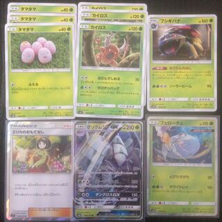 ポケモンカード 草タイプセット＋エリカのおもてなし