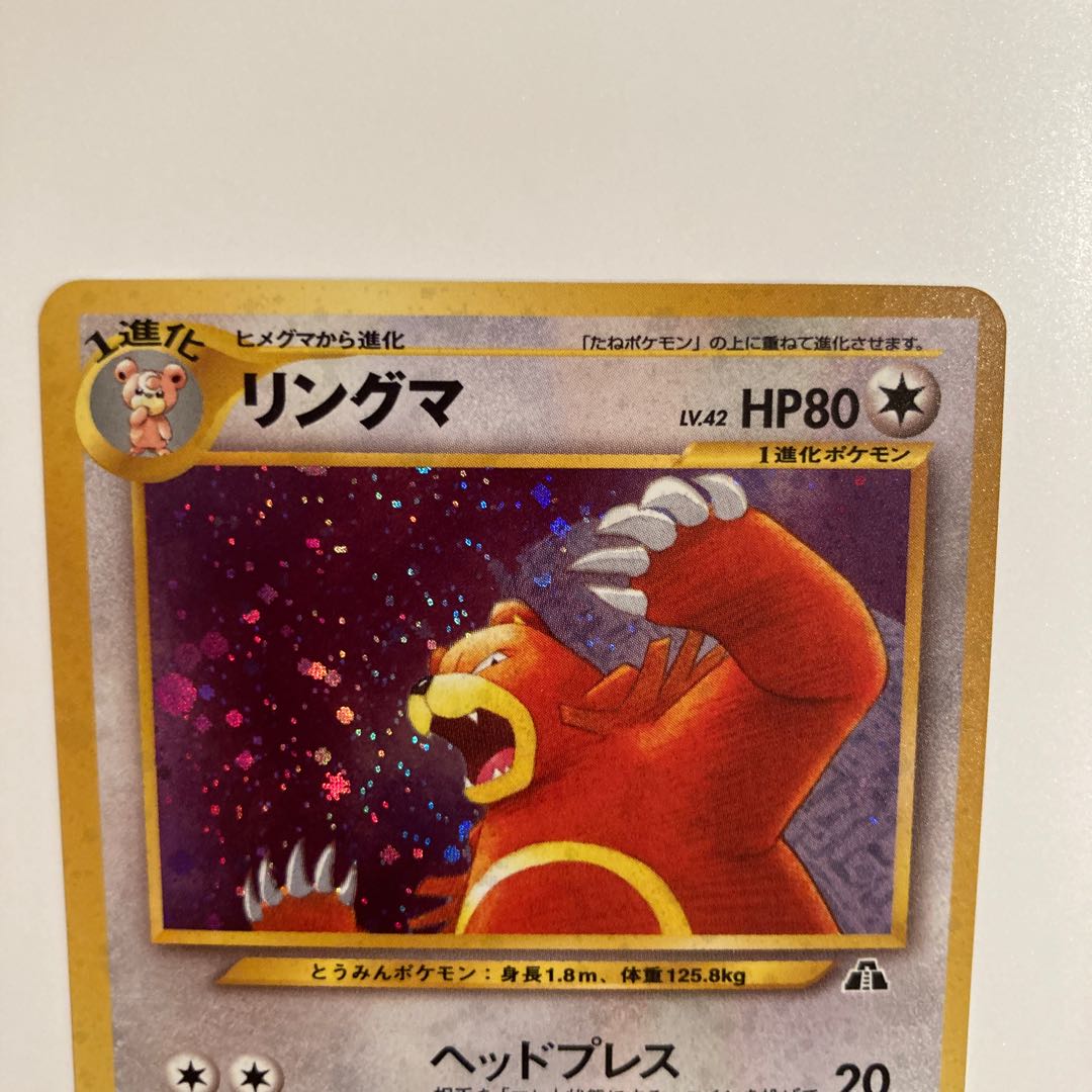 リングマ　旧裏面　美品　遺跡をこえて　No.217