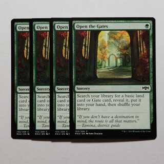 MTG Open the Gates English Edition 4 copies, final price reduced
