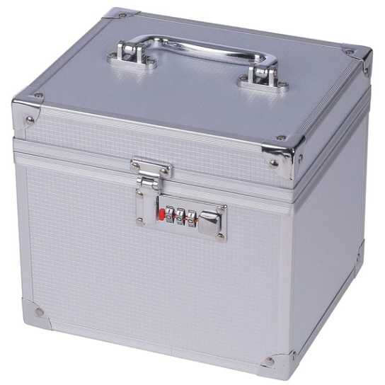 God of Toys] Attache case box for various loaders with lock (silver)