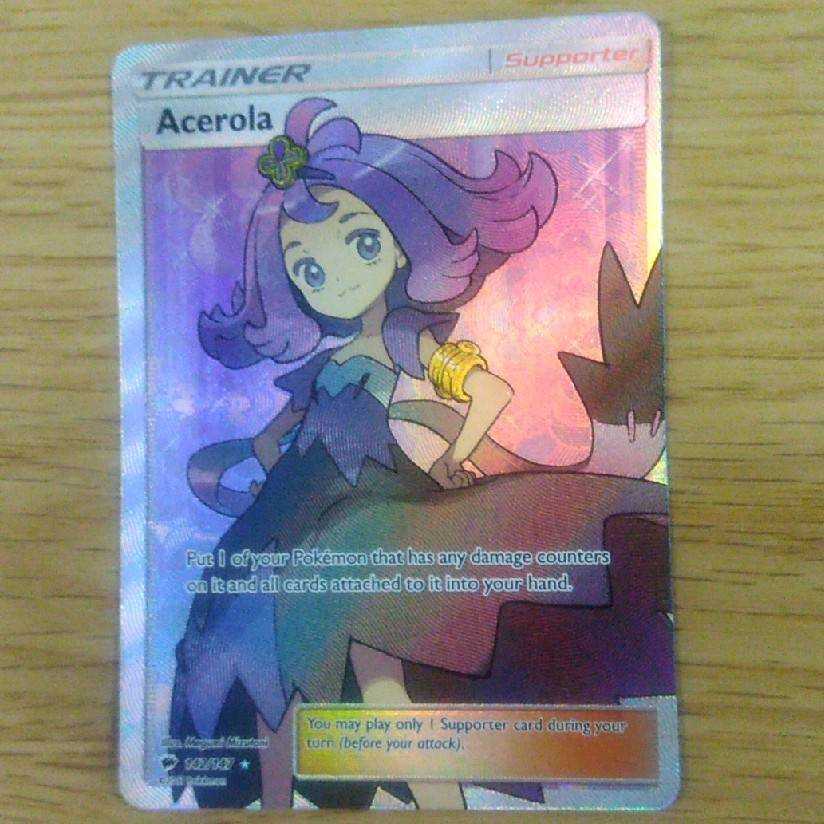 値下げ中 アセロラ英語版ポケモンカード_キラ_SR