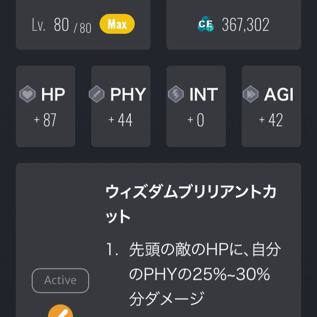 Lv.80 ウィズダムルビー