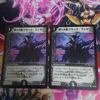 2枚 怒りの影ブラック・フェザー