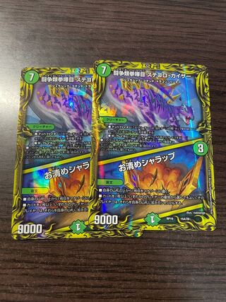 闘争類拳嘩目 ステゴロ・カイザー｜お清めシャラップ（2枚）