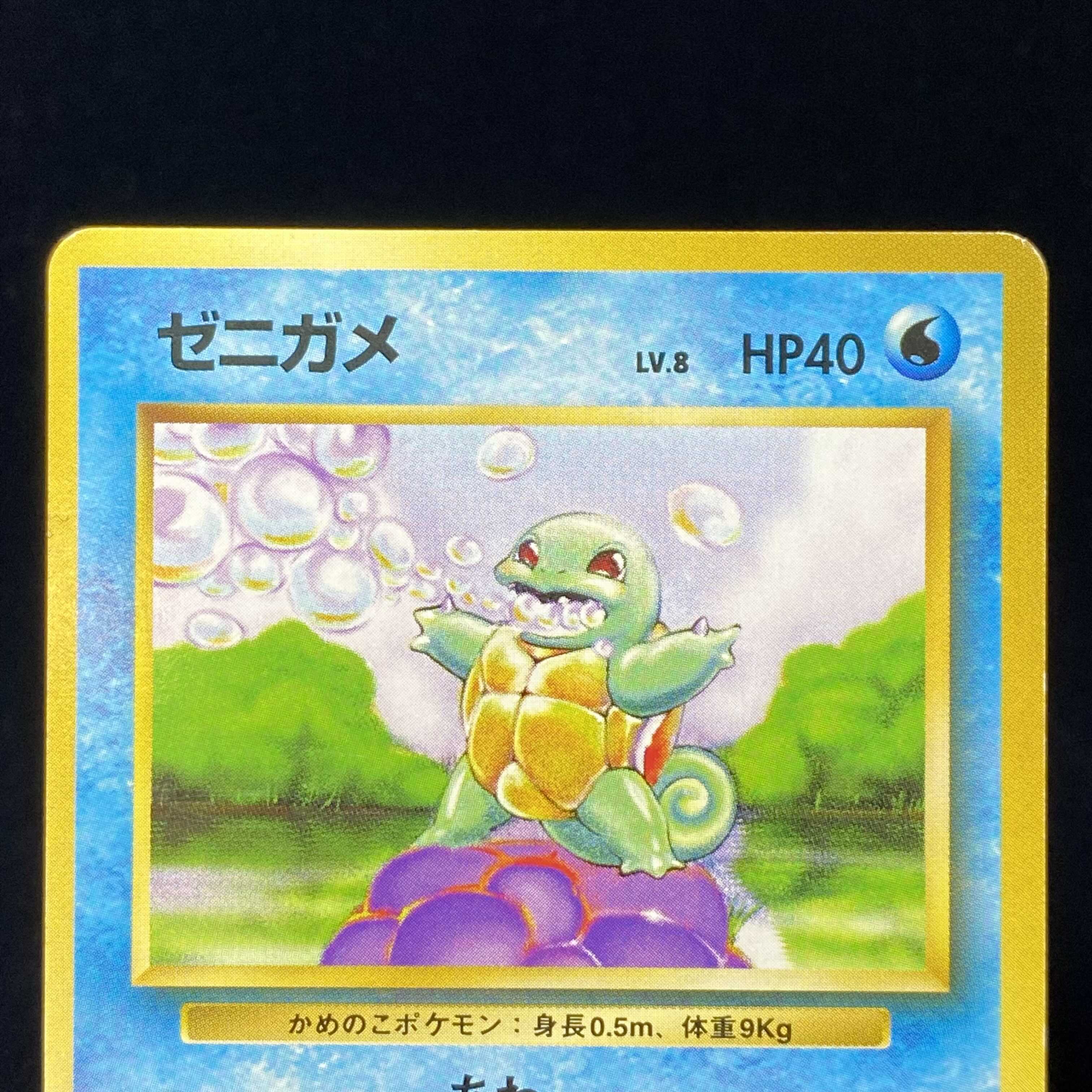 Squirtle First Edition, Old Back