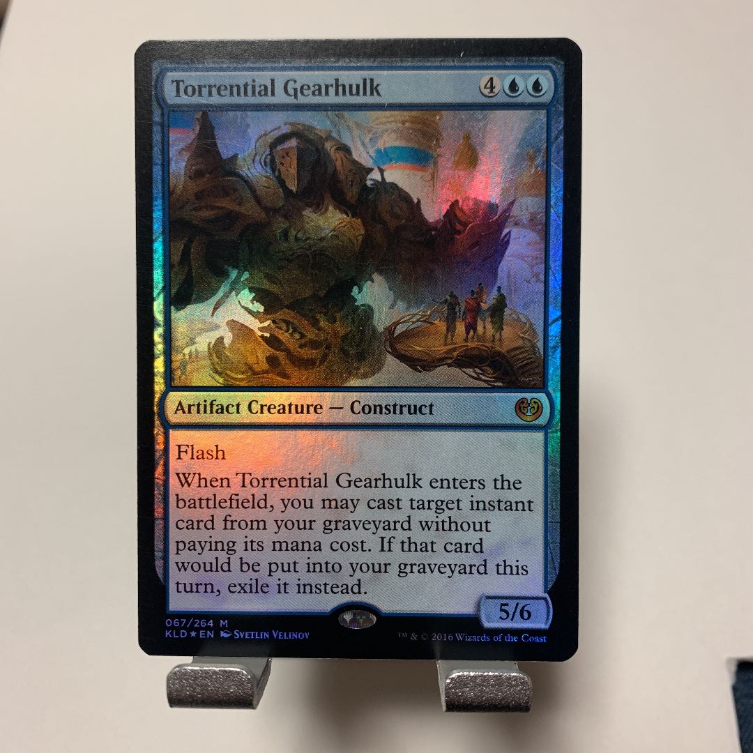 奔流の機械巨人 Torrential Gearhulk foil