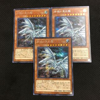 青眼の亜白龍 シークレットレア　3枚