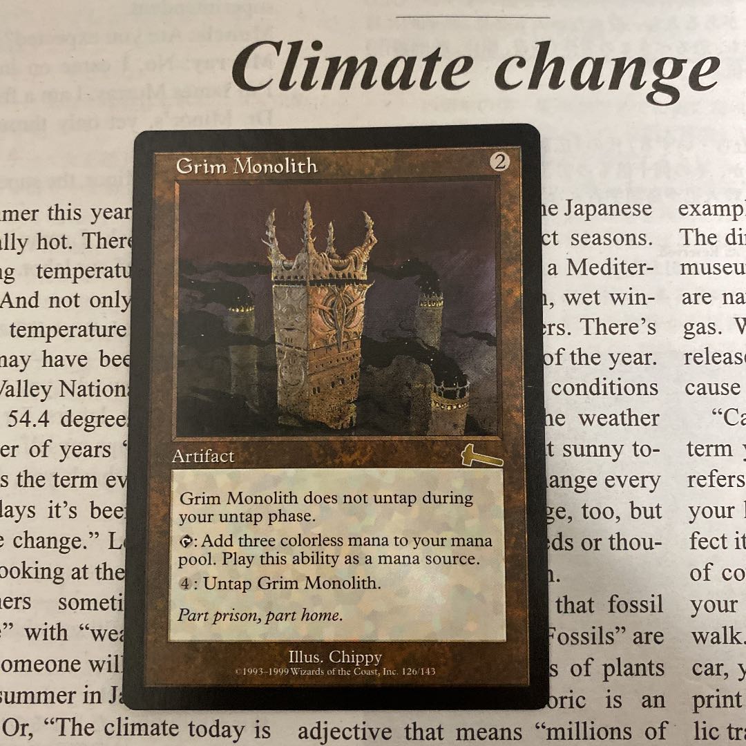 MTG Grim Monolith Grim Monolith English