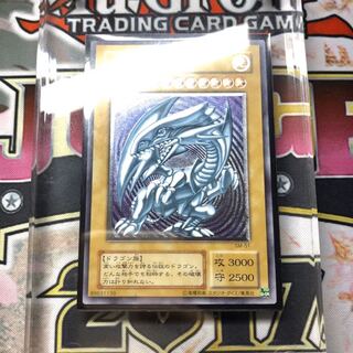 【極美品級】青眼の白龍　レリーフ　スクリューダウン付き