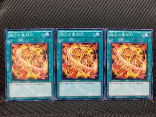 【ぽぽたん】遊戯王 2738 超力の聖刻印 3枚 ノーマル