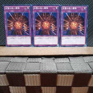 【ぽぽたん】遊戯王 5916  生贄の抱く爆弾 3枚 ノーマル