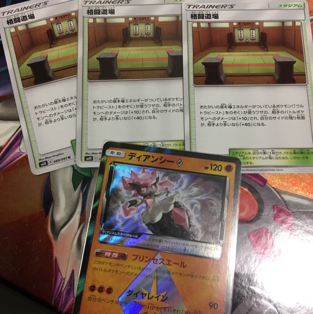 ディアンシー 格闘道場 3枚