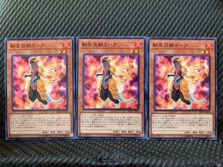 【ぽぽたん】遊戯王 8726 転生炎獣ミーア 3枚 ノーマル