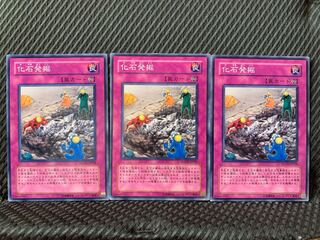 【ぽぽたん】遊戯王 2065 化石発掘 3枚 ノーマル