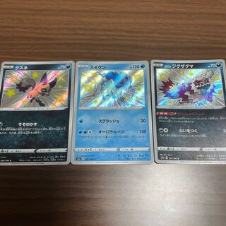 『最終値下げ』スイクン　ガラルジグザグマ　クスネ色違いセット　