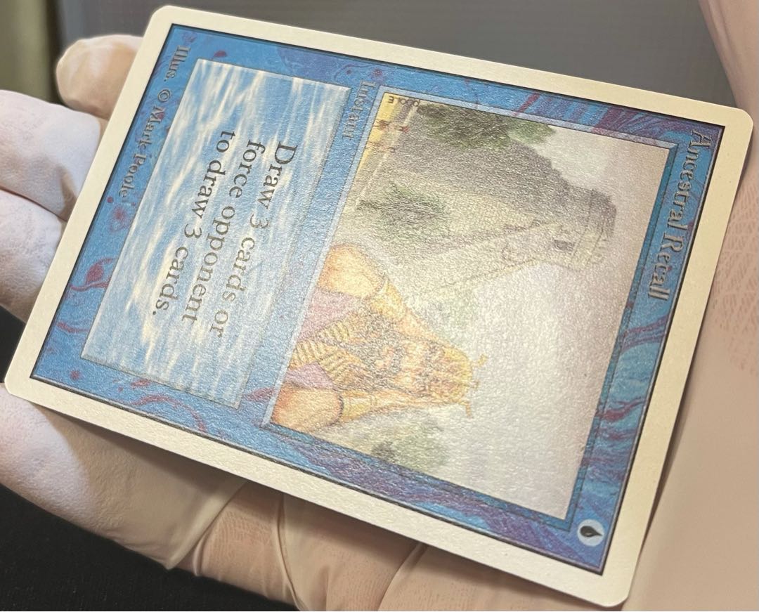 MTG  ancestral recall  アンリミテッド　NM〜NM-