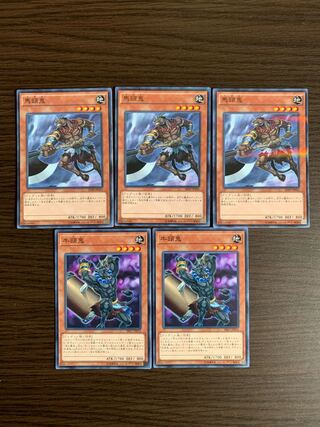 馬頭鬼 パラレル ノーマル3枚　牛頭鬼　ノーマル2枚セット