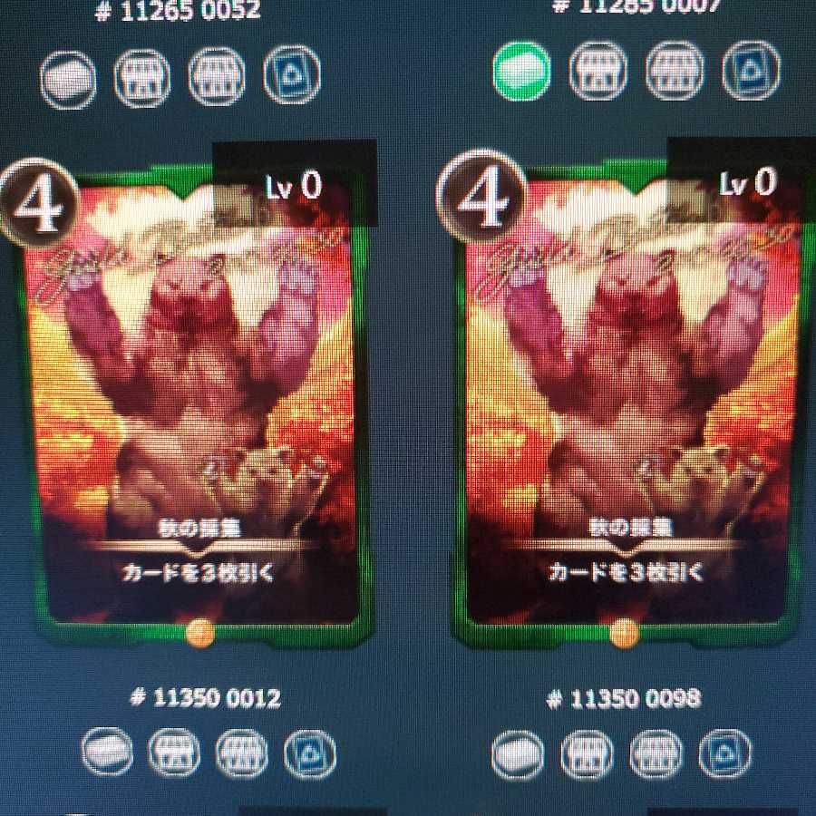 秋の採集2枚setです。