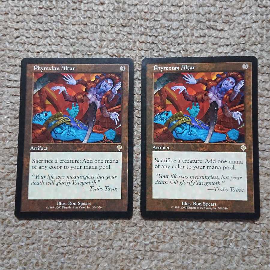 MTG ファイレクシアの供犠台
英語 2枚セット