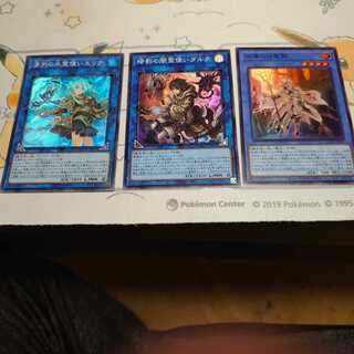 清冽の水霊使いエリア　暗影の闇霊使いダルク　凶導の白聖骸　スーパーレア