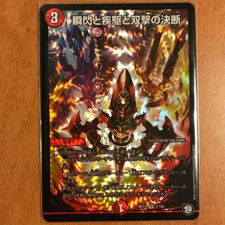 瞬閃と疾駆と双撃の決断