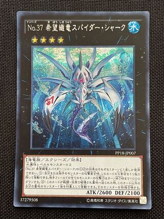 No.37 希望織竜スパイダー・シャーク シークレットレア