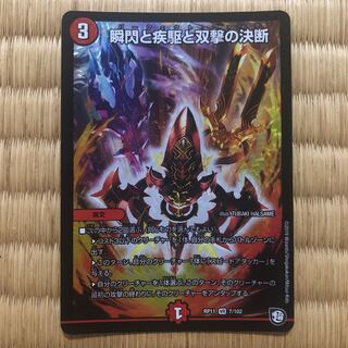 瞬閃と疾駆と双撃の決断