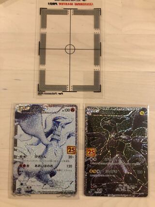 最安値　センタリング良好　レシラム　ゼクロム　セット